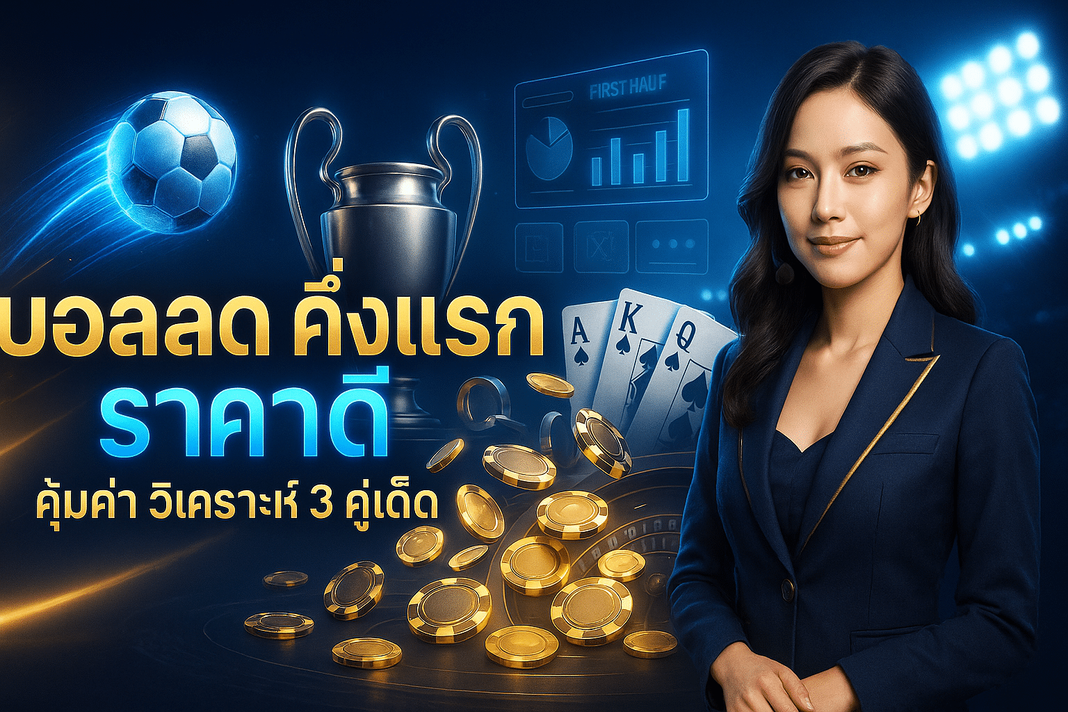 บอลสด ครึ่งแรก ราคาดี