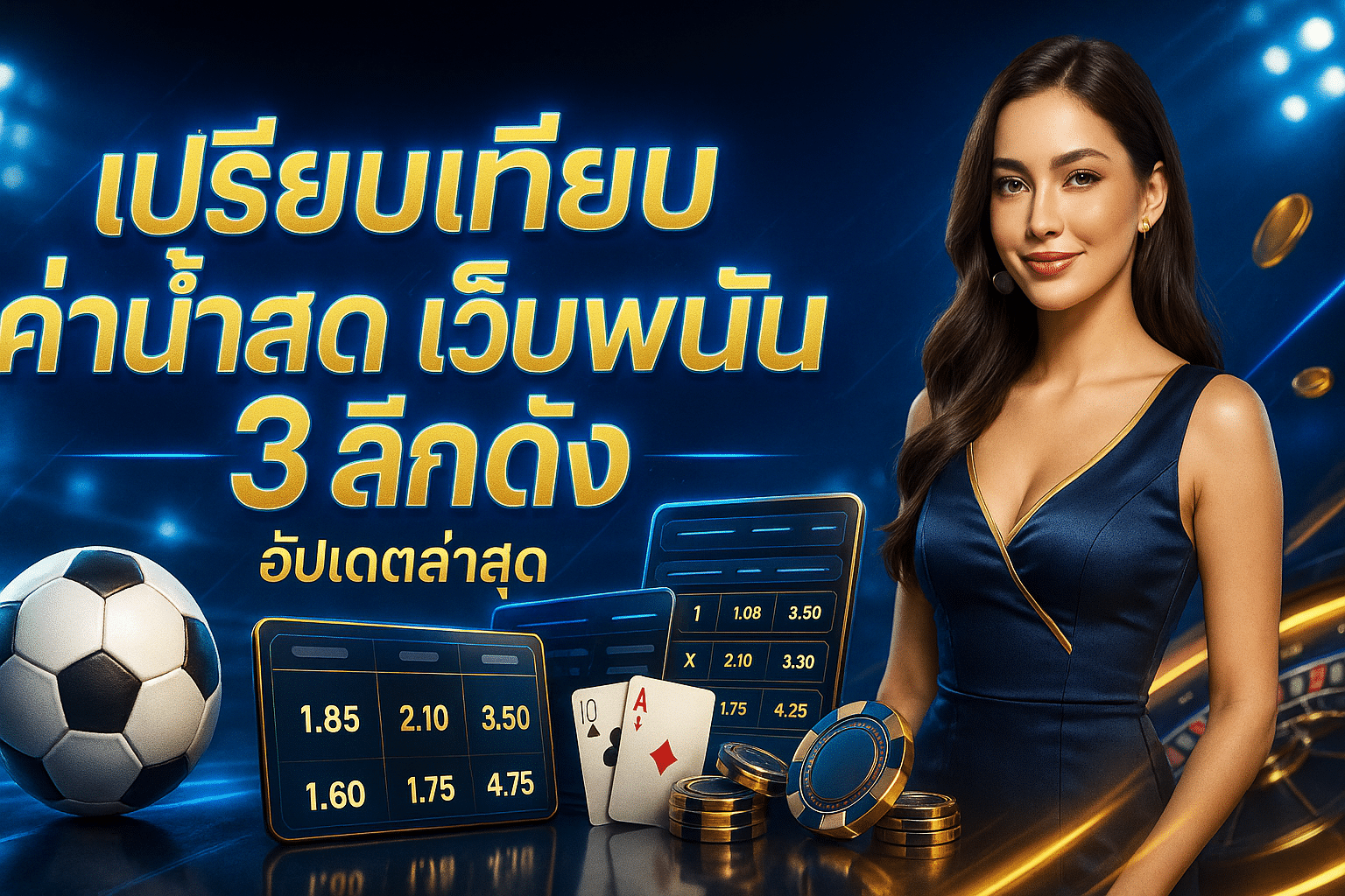 เปรียบเทียบ ค่าน้ำสด เว็บพนัน